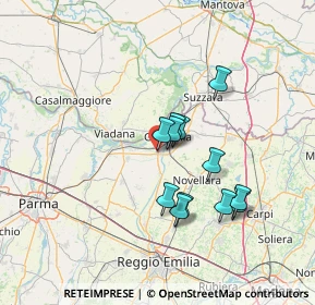 Mappa Via XXV Aprile, 42044 Gualtieri RE, Italia (11.44583)