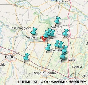 Mappa Via XXV Aprile, 42044 Gualtieri RE, Italia (12.07643)