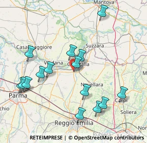 Mappa Via XXV Aprile, 42044 Gualtieri RE, Italia (16.91467)
