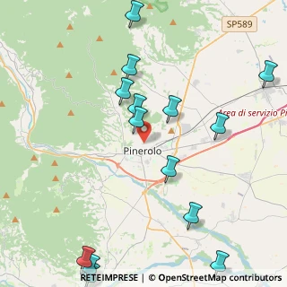 Mappa Viale della Rimembranza, 10064 Pinerolo TO, Italia (5.35643)