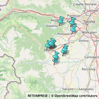 Mappa Viale della Rimembranza, 10064 Pinerolo TO, Italia (10.51583)