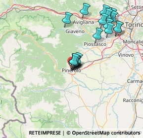 Mappa Viale della Rimembranza, 10064 Pinerolo TO, Italia (14.9255)