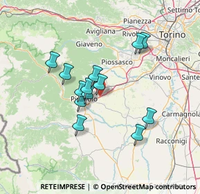 Mappa Via Del Valentino, 10064 Pinerolo TO, Italia (11.30692)