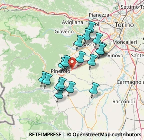 Mappa Via Del Valentino, 10064 Pinerolo TO, Italia (10.97)