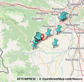 Mappa Via Del Valentino, 10064 Pinerolo TO, Italia (9.70154)