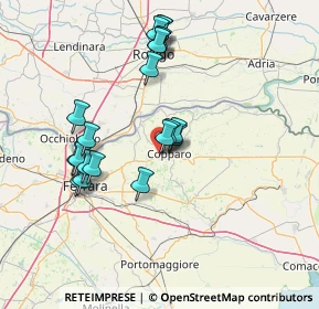 Mappa Via Giovanni Boldini, 44034 Copparo FE, Italia (14.0225)