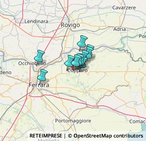 Mappa Via Giovanni Boldini, 44034 Copparo FE, Italia (6.05273)