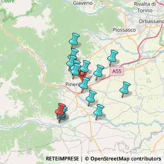 Mappa Viale Grande Torino, 10064 Pinerolo TO, Italia (5.69)