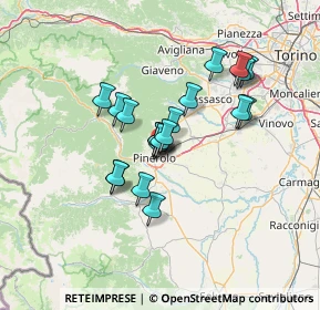 Mappa Largo Opessi, 10064 Pinerolo TO, Italia (10.4845)