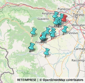 Mappa Largo Opessi, 10064 Pinerolo TO, Italia (10.63059)