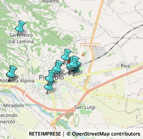 Mappa Largo Opessi, 10064 Pinerolo TO, Italia (1.56571)
