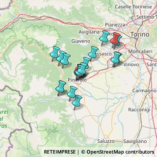 Mappa Via Matteo Bandello, 10064 Pinerolo TO, Italia (9.92)