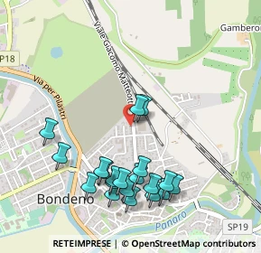 Mappa Viale Giacomo Matteotti, 44012 Bondeno FE, Italia (0.5285)