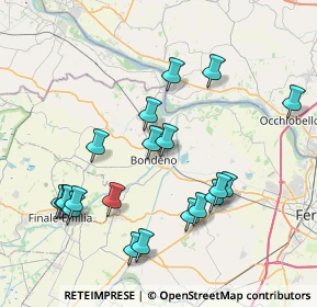 Mappa Viale Giacomo Matteotti, 44012 Bondeno FE, Italia (8.326)