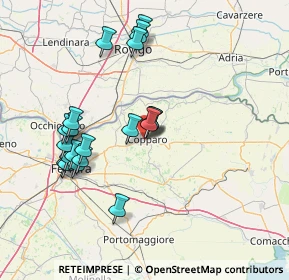 Mappa Viale Colombo, 44034 Copparo FE, Italia (14.882)