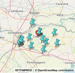 Mappa Viale Colombo, 44034 Copparo FE, Italia (11.20938)