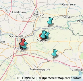 Mappa Viale Colombo, 44034 Copparo FE, Italia (11.3705)