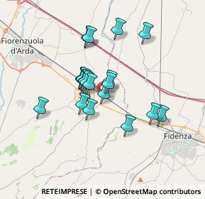 Mappa Strada per Genova, 29010 Alseno PC, Italia (2.638)