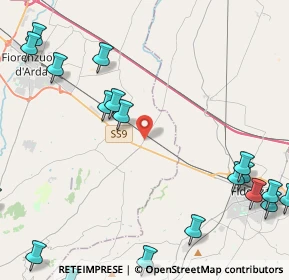 Mappa Strada per Genova, 29010 Alseno PC, Italia (6.5235)