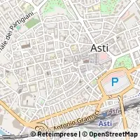 Mapa Asti