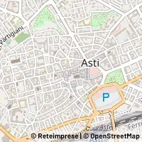 Karte Asti