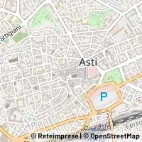 Mapa Asti