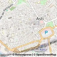Karte Asti