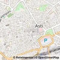 Karte Asti