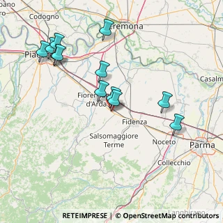 Mappa SS 9 Via Emilia, 29010 Alseno PC, Italia (16.34667)
