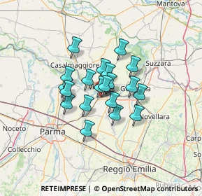 Mappa Strada Brescello - Cadelbosco, 42041 Brescello RE, Italia (8.7935)