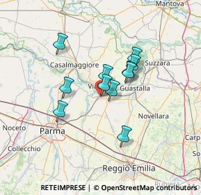 Mappa Strada Brescello - Cadelbosco, 42041 Brescello RE, Italia (10.2)