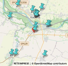 Mappa Strada Brescello - Cadelbosco, 42041 Brescello RE, Italia (4.38375)