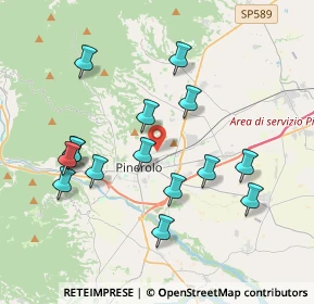 Mappa Piazza Avis, 10064 Pinerolo TO, Italia (3.838)