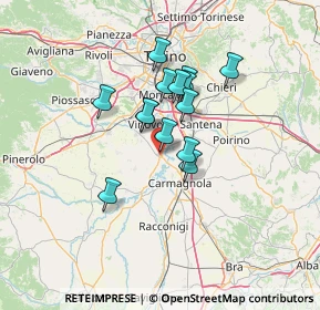 Mappa Via Antonio De Marchi, 10041 Carignano TO, Italia (9.80929)