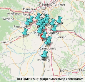 Mappa Via Antonio De Marchi, 10041 Carignano TO, Italia (10.3195)