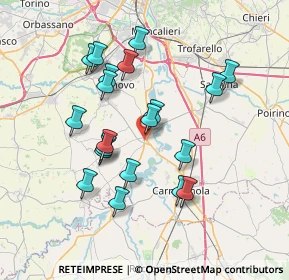Mappa Via Antonio De Marchi, 10041 Carignano TO, Italia (6.859)