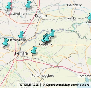 Mappa Piazzetta Piave, 44034 Copparo FE, Italia (14.67)