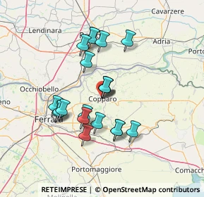 Mappa Via XX Settembre, 44034 Copparo FE, Italia (12.1165)