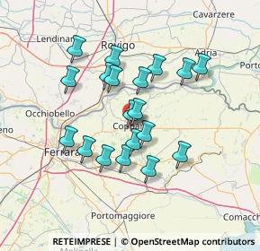 Mappa 44034 Copparo FE, Italia (12.02158)