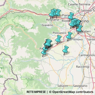 Mappa Via Città di S. Francisco, 10064 Pinerolo TO, Italia (14.3225)