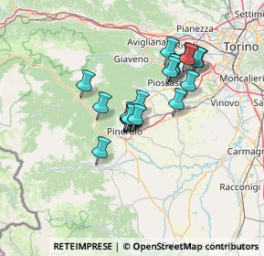 Mappa Via Città di S. Francisco, 10064 Pinerolo TO, Italia (10.1895)