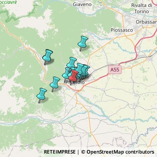 Mappa Via Rocchietta, 10064 Pinerolo TO, Italia (3.79429)