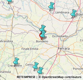 Mappa Via Per Burana, 44012 Bondeno FE, Italia (23.88)