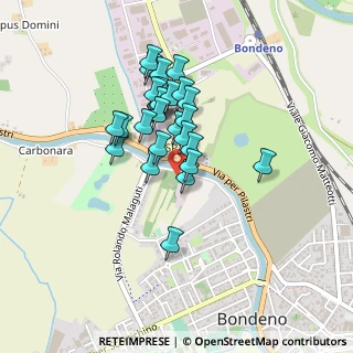 Mappa Via Per Burana, 44012 Bondeno FE, Italia (0.34444)
