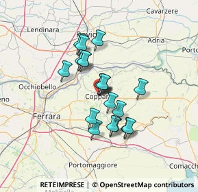 Mappa Piazza del Popolo, 44034 Copparo FE, Italia (9.904)