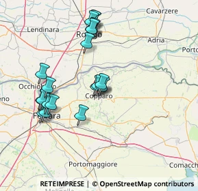 Mappa Piazza del Popolo, 44034 Copparo FE, Italia (14.801)