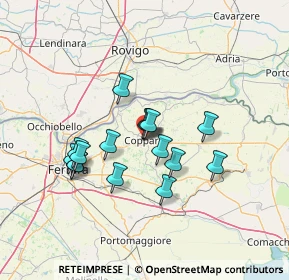 Mappa Piazza del Popolo, 44034 Copparo FE, Italia (11.4075)