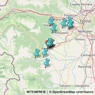 Mappa Via Beata Margherita D'Acaja, 10064 Pinerolo TO, Italia (9.90733)