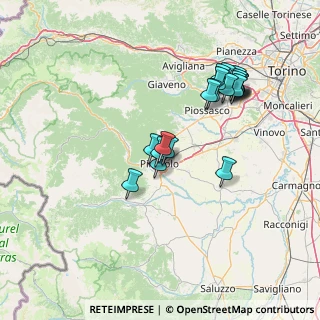 Mappa Via Beata Margherita D'Acaja, 10064 Pinerolo TO, Italia (13.968)