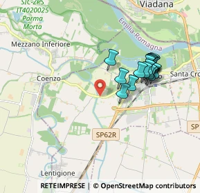 Mappa Strada Argine Molino Casele, 42041 Brescello RE, Italia (1.7245)